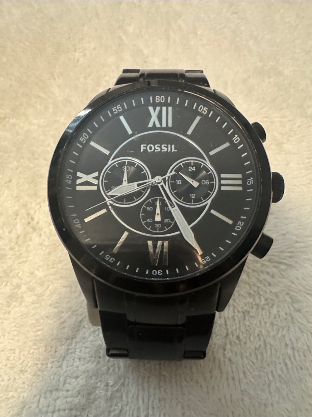 Fossil Black Multi-Function Men's Watch